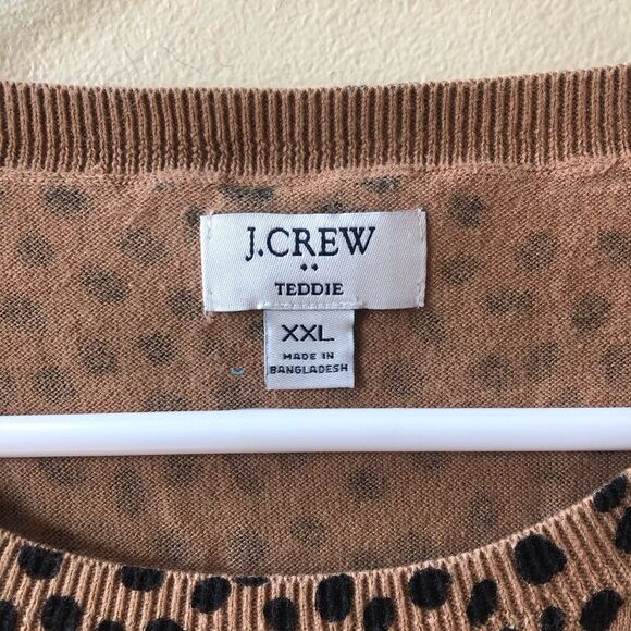 J.Crew Cheetah Teddie Sweater - Picture 2 of 4